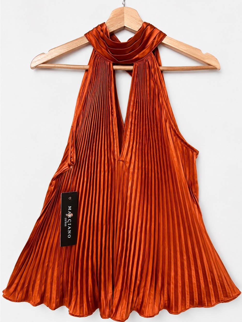 Marciano by Guess Pleated Halter Top | NWT | Size S